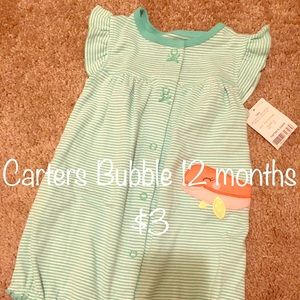 Baby girl carters bubble!